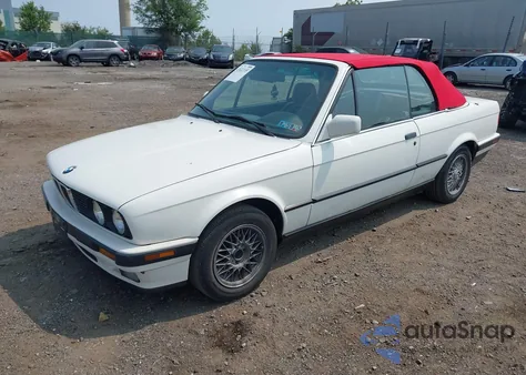 1991 BMW 325 Ic Automatic z USA, uszkodzony, nr VIN WBABB2315MEC25347